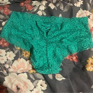 Victoria’s Secret Green Lace Cheeky Panties